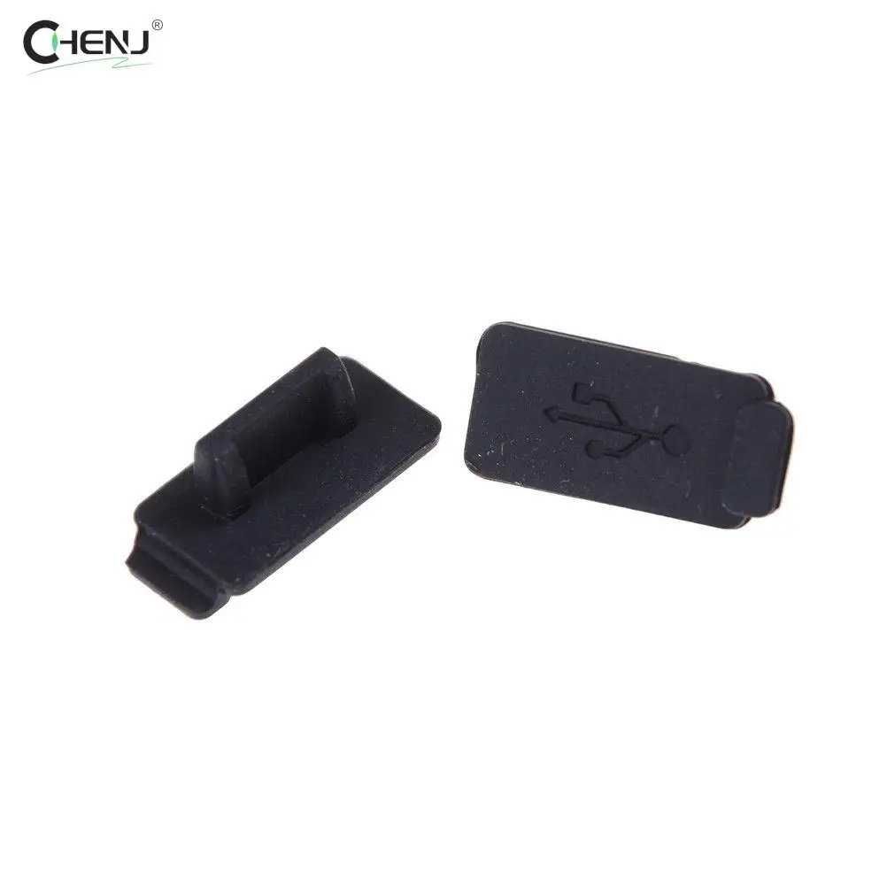 10pcs Rubber Durable Soft Dust Cap USB 2.0 3.0 Interface Prevent Rust Dust Plug PC Laptop USB Plug Cover Stopper Black