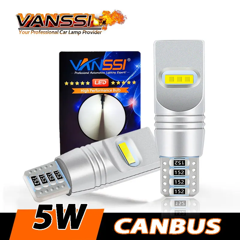 VANSSI супер яркие 194 лм 168 W5W T10 светодиодные Canbus лампы 12 В автомобильная парковочная