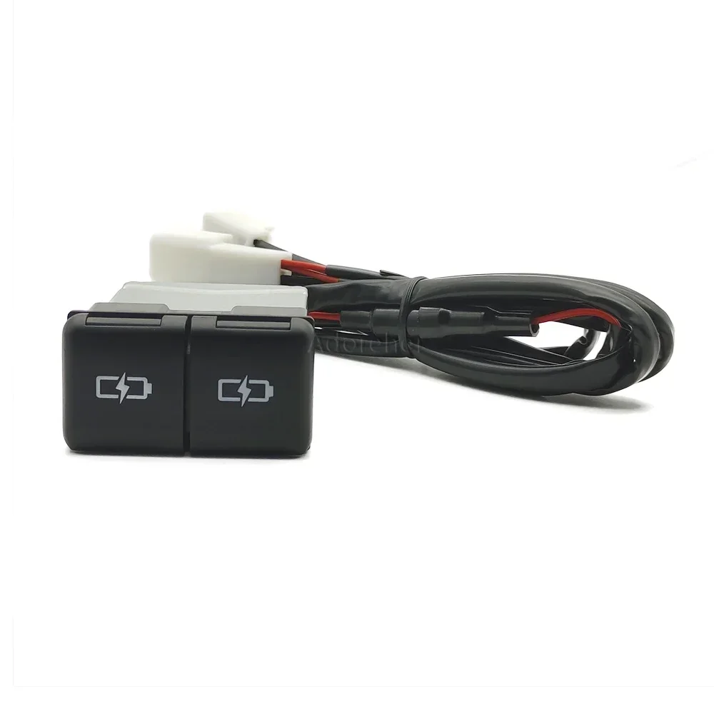 

Зарядное устройство USB Type-C для Toyota Sienna Camry Highlander Corolla RAV4 Land Cruiser 70 2018-2022