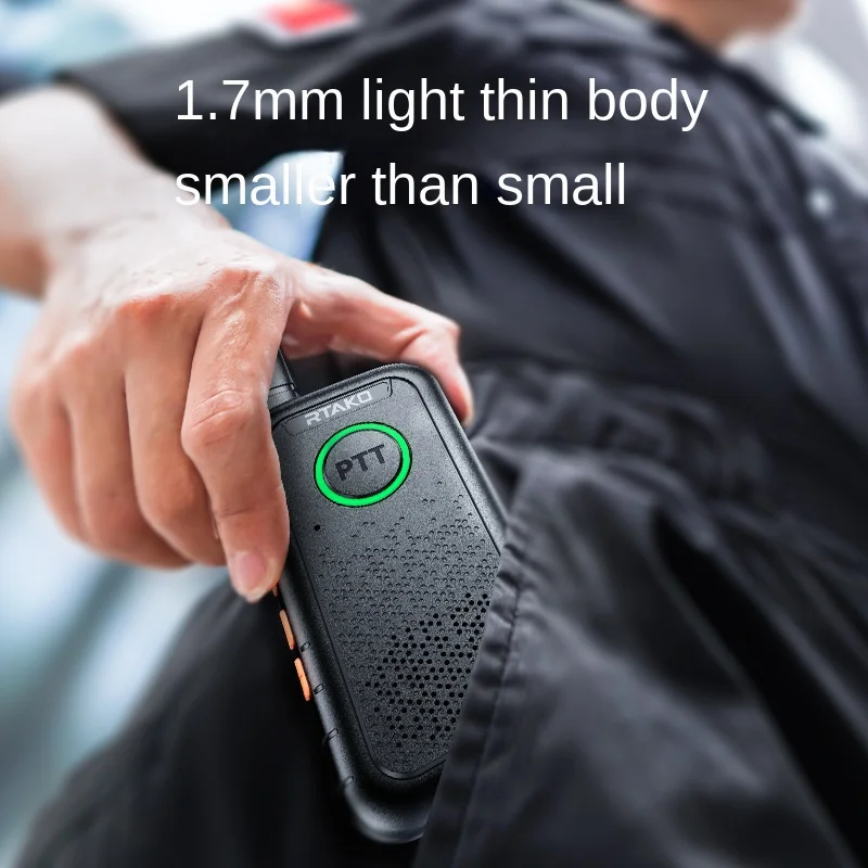 Outdoor Wireless High-power Hand-held Walkie-talkies for Civil Use; Ultra-thin Mini-handstand At Hotel Site
