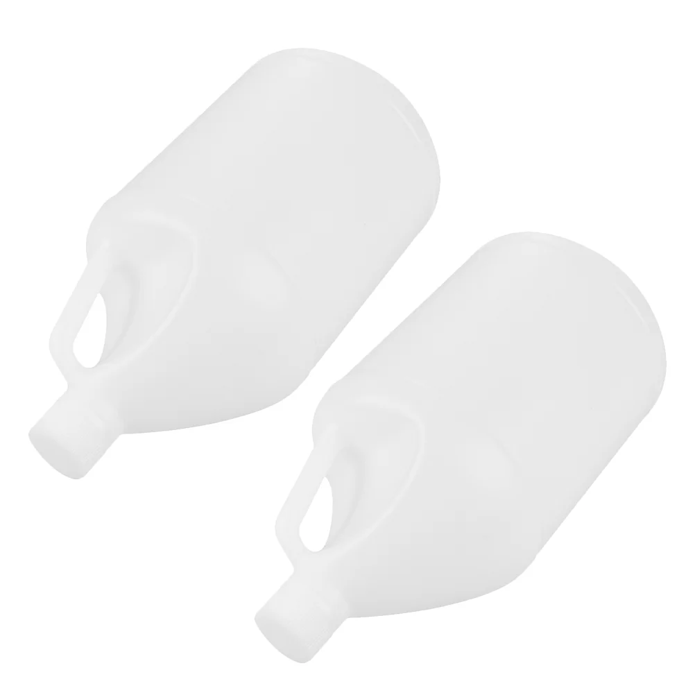 

2pcs Gallon Water Jug Gallon Plastic Jugs Empty Gallon Bottle Storage Containers Jug Plastic Pitcher with Lid