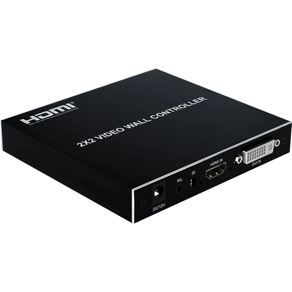 2x2 Video HDMI Wall Controller HD1080P 1X2 1X4 1X3 3x1 4X1 Multi Screen Stitching Processor 4 TV Splicing Box Splicer