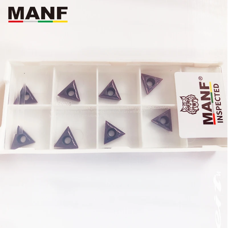 

MANF Carbide Insert TCMT110204 Lathe Tools Internal Tungsten Cobalt Alloy Insetrs Boring Hole For STUCR11 STFCR Turning Tool