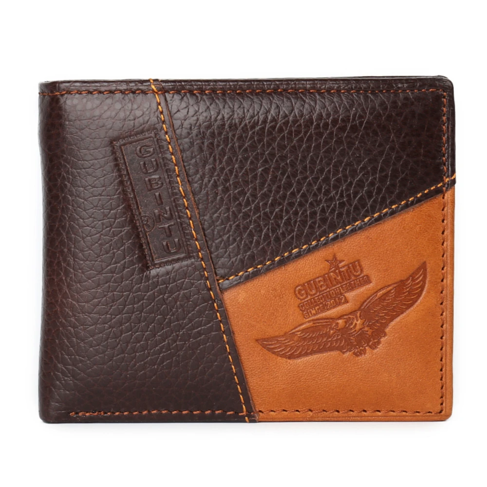 

Cow Genuine Leather Men Wallet Many Departments Short Bifold Man Wallets Zipper Coin Pocket Card Holder Purses Male Wallets