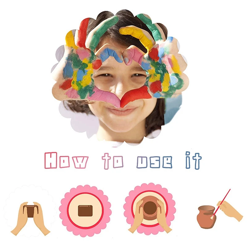 Подсолнечник гончарное колесо-сделай сам сухая на воздухе скульптурная глина и