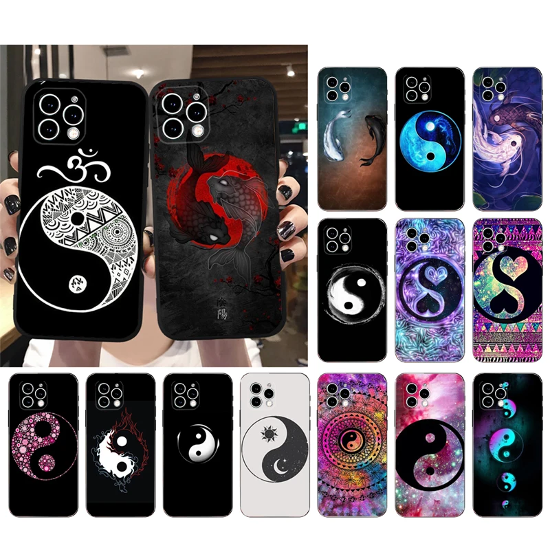

Yin yang art Phone Case For iphone 14 Pro Max 13 12 11 Pro Max XS XR X 12mini 7 8 14 Plus SE Case Funda