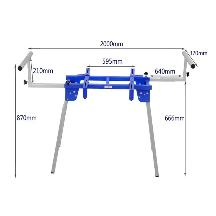 

Special bracket workbench for miter saws Suitable for a variety of models Foldable and easy to carry Special bracket workbench