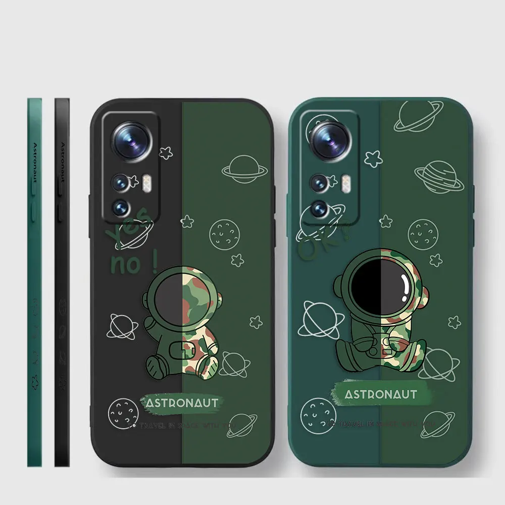 Phone Case For Xiaomi 13 12 12T 12S 11 11T 10 10S 9 Pro Ultra Lite Colour Case Cover Funda Cqoue Shell Capa Astronaut Camouflage