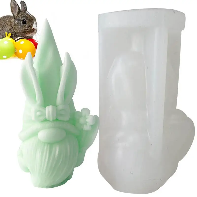 

Силиконовая форма в виде гнома 3d, форма в виде карлика для изготовления свечей, формы для конфет и тортов, искусственная смола, ручная работа, литье из смолы