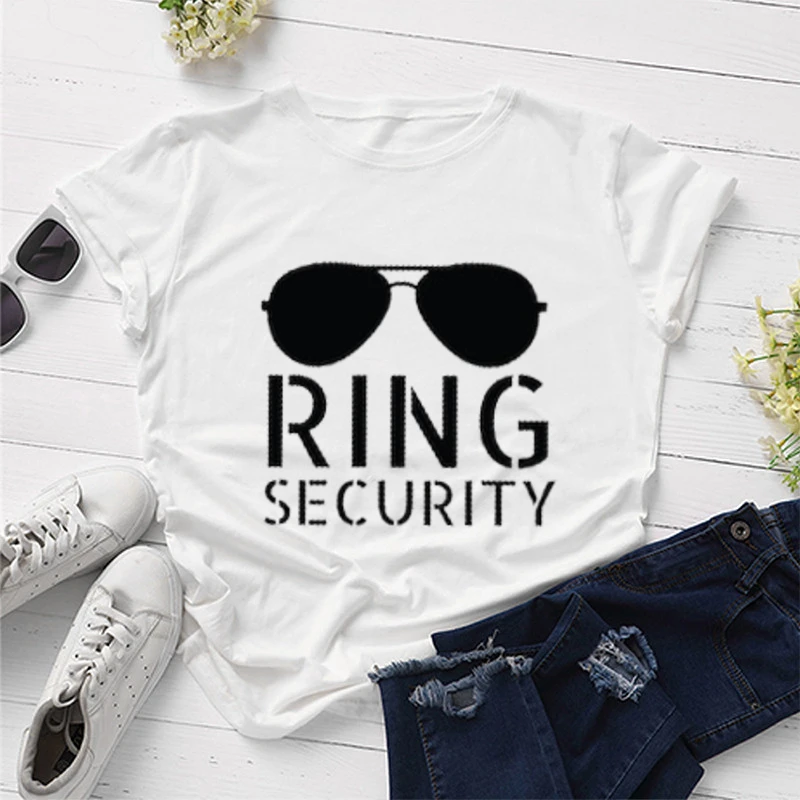 

Petal Patrol Shirt Ring Security T-Shirt Flower Girl T Shirt y2k aesthetic graphic t shirts harajuku tops kawaii clothes
