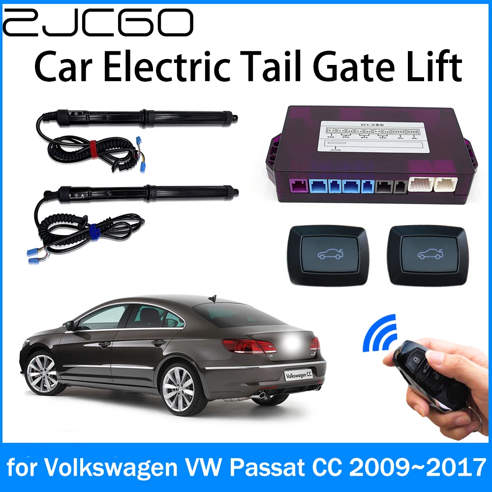 

ZJCGO Автомобильный багажник, электрическая всасывающая задняя дверь, интеллектуальная подъемная стойка багажника для Volkswagen VW Passat CC 2009 ~ 2017