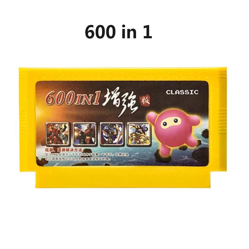 Картридж игровой 600 в 1 60 контактов 8 бит 500 |