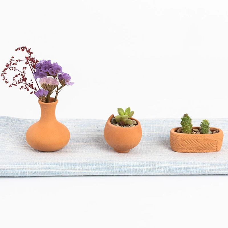 Миниатюрная Керамическая Ваза Искусственная Коллекция Классические Украшения