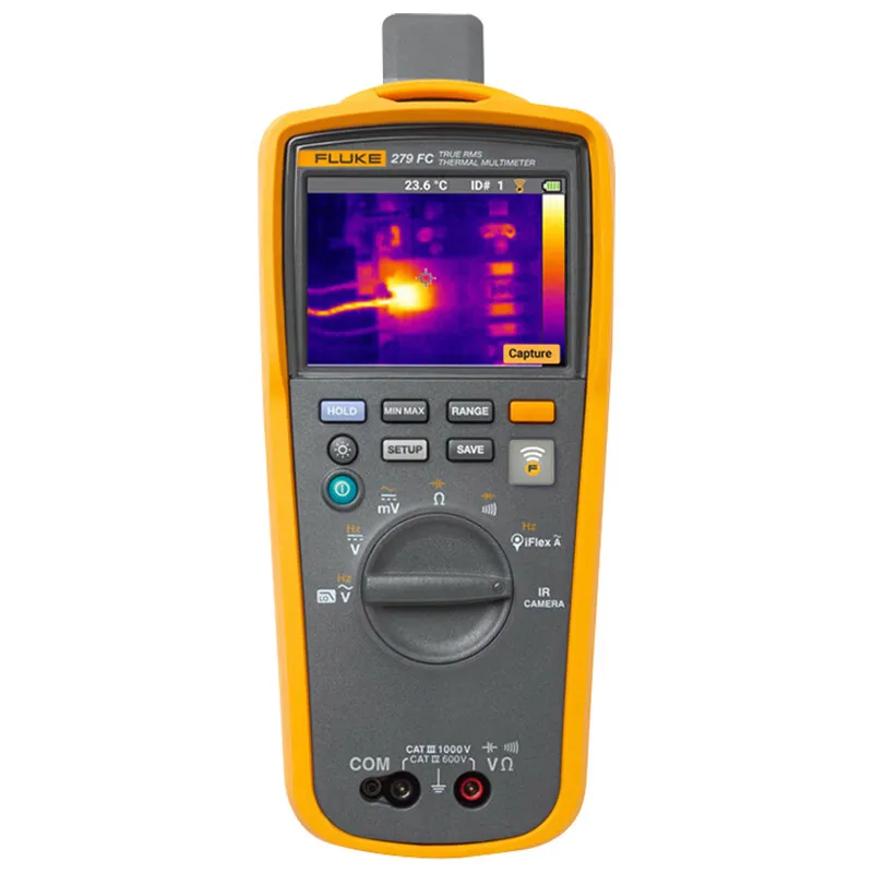 

Fluke 279 FC iFlex True RMS Infrared Thermal Multimeter 2500A Current Tester Avometer Professional Digital Voltmeter Multi Meter