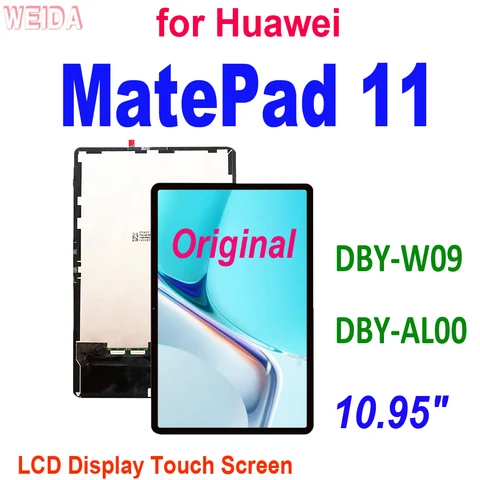 10,95 "Оригинальный ЖК-дисплей для Huawei MatePad 11 LCD DBY-W09 2021 ЖК-дисплей сенсорный экран дигитайзер в сборе инструмент для замены