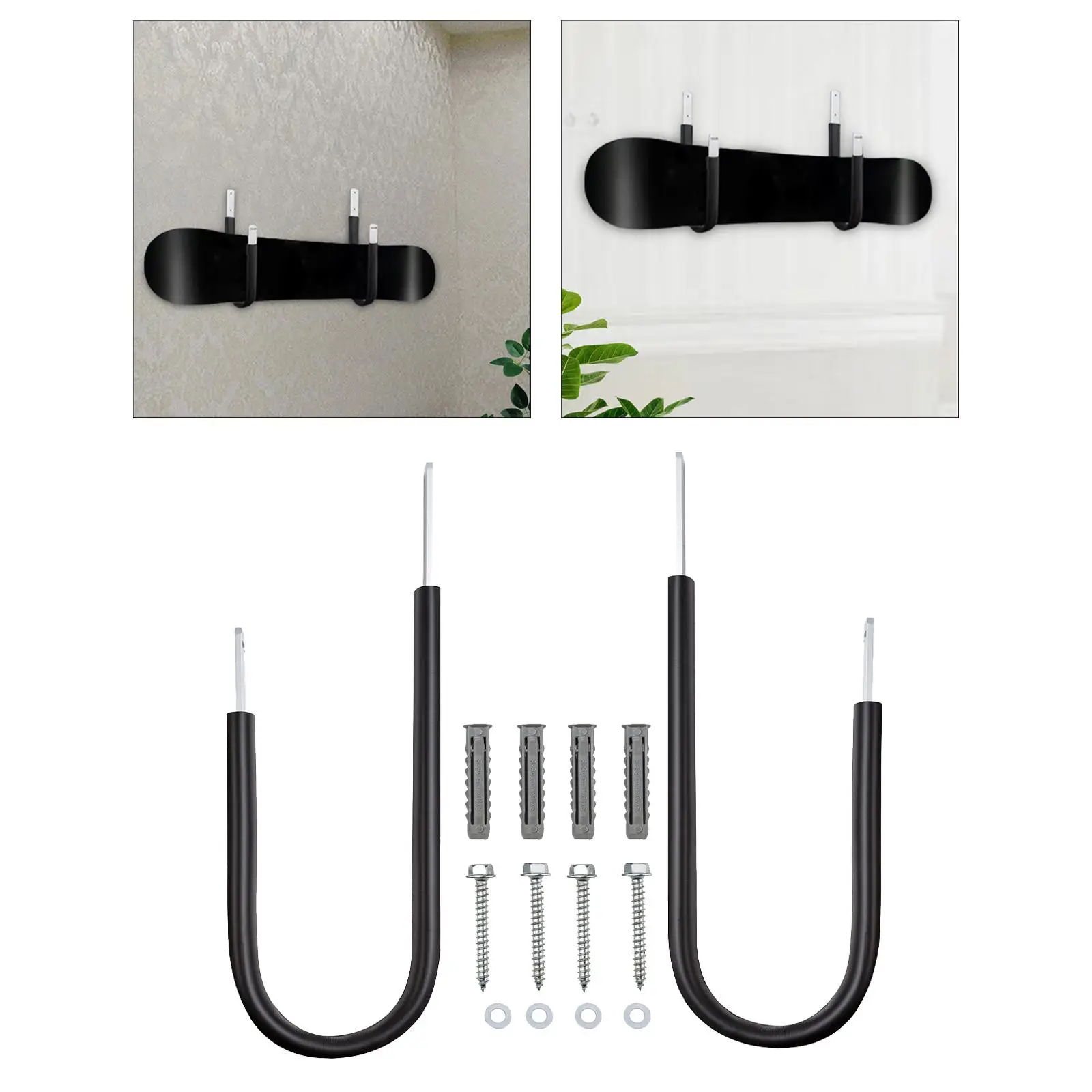 

2 x Surf Board Wall Mounts Metal for Longboard Windsurf Board Kitesurfing