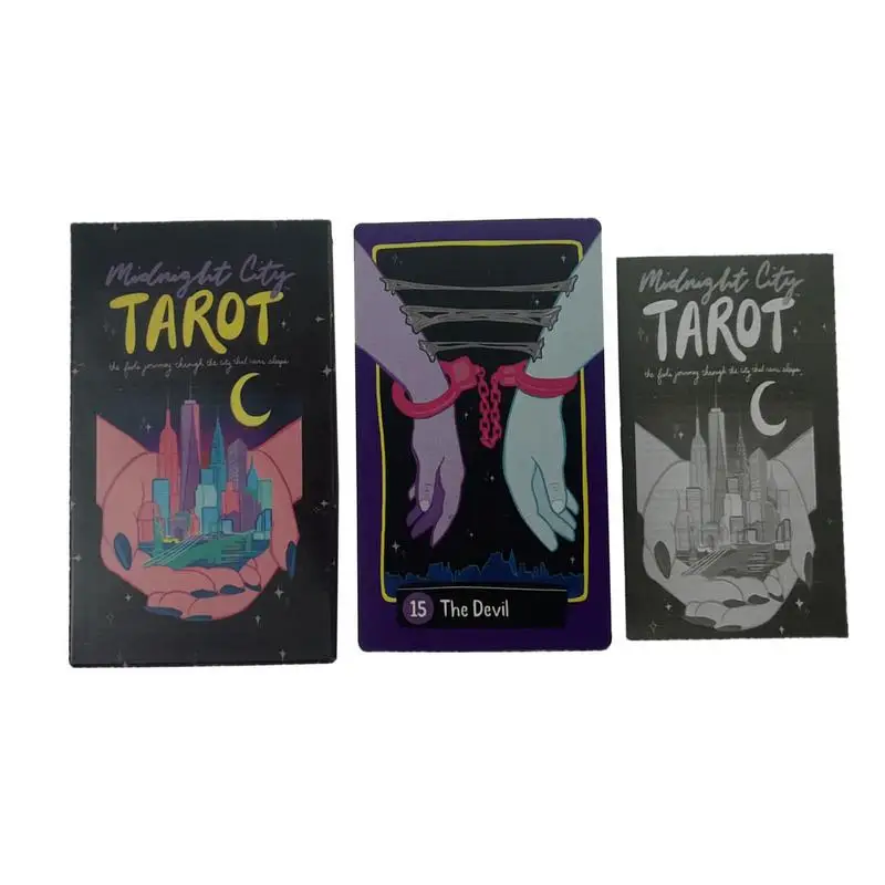 

Новые карты Таро, Полуночный город, Таро для начинающих, Классическая традиционная колода Таро для гадания, настольные игры