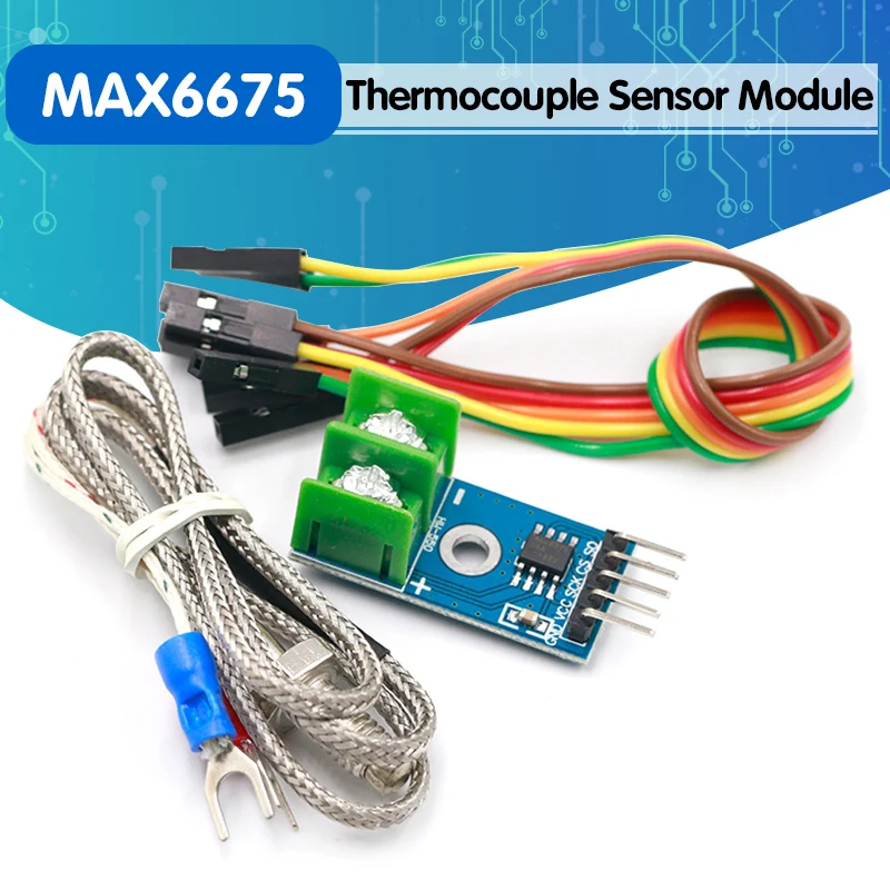 

Модуль MAX6675 + термопара типа K для arduino