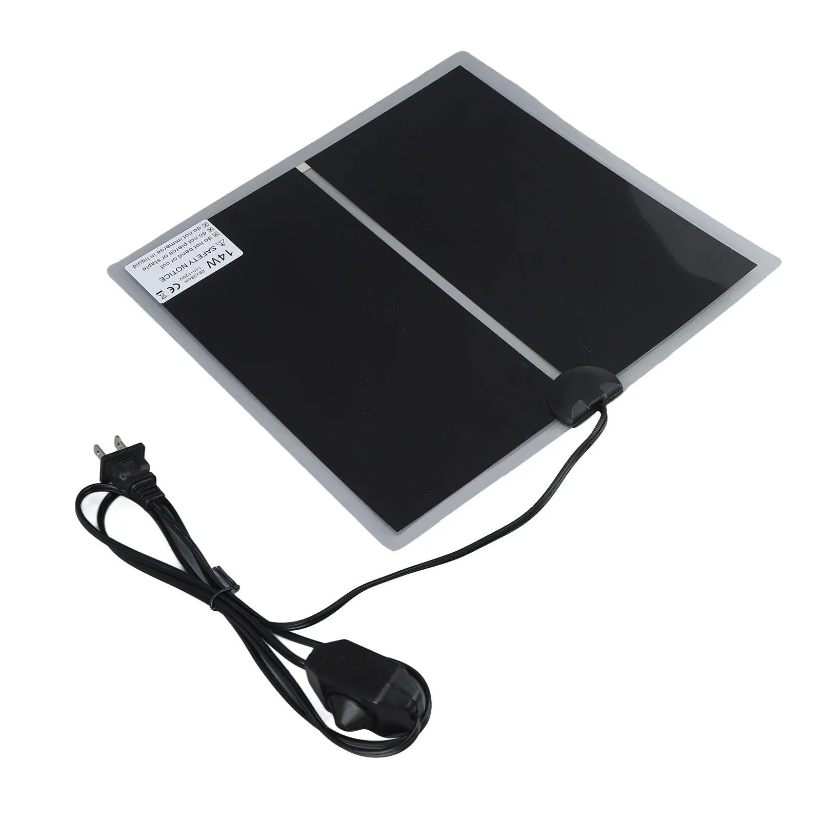 Грелка для рептилий с американской вилкой террариума 110-120 В водонепроницаемая