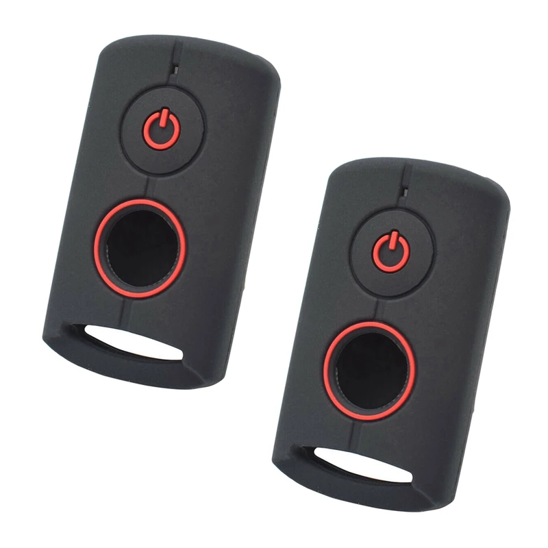 

2X Black Motor Remote Key Fob Case For Yamaha NVX155 XMAX XMAX300 QBIX AEROX JAUNS 2018 2019
