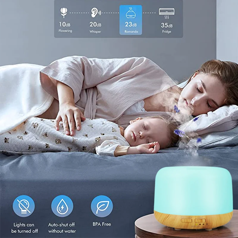 Увлажнитель воздуха ароматическая лампа диффузор для дома ароматерапия