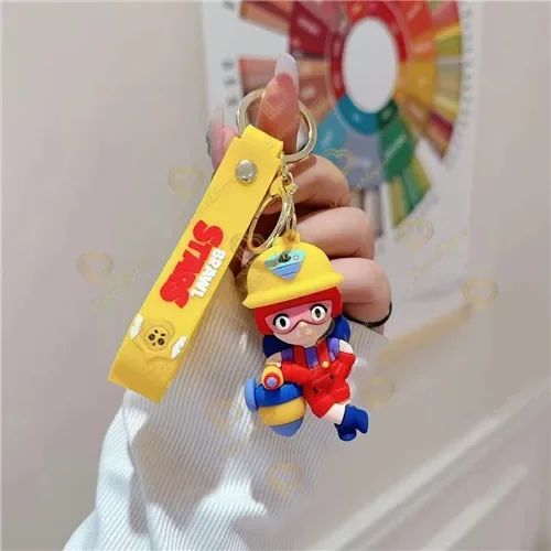 Брелок для ключей в виде дикой природы с мультяшными шипами