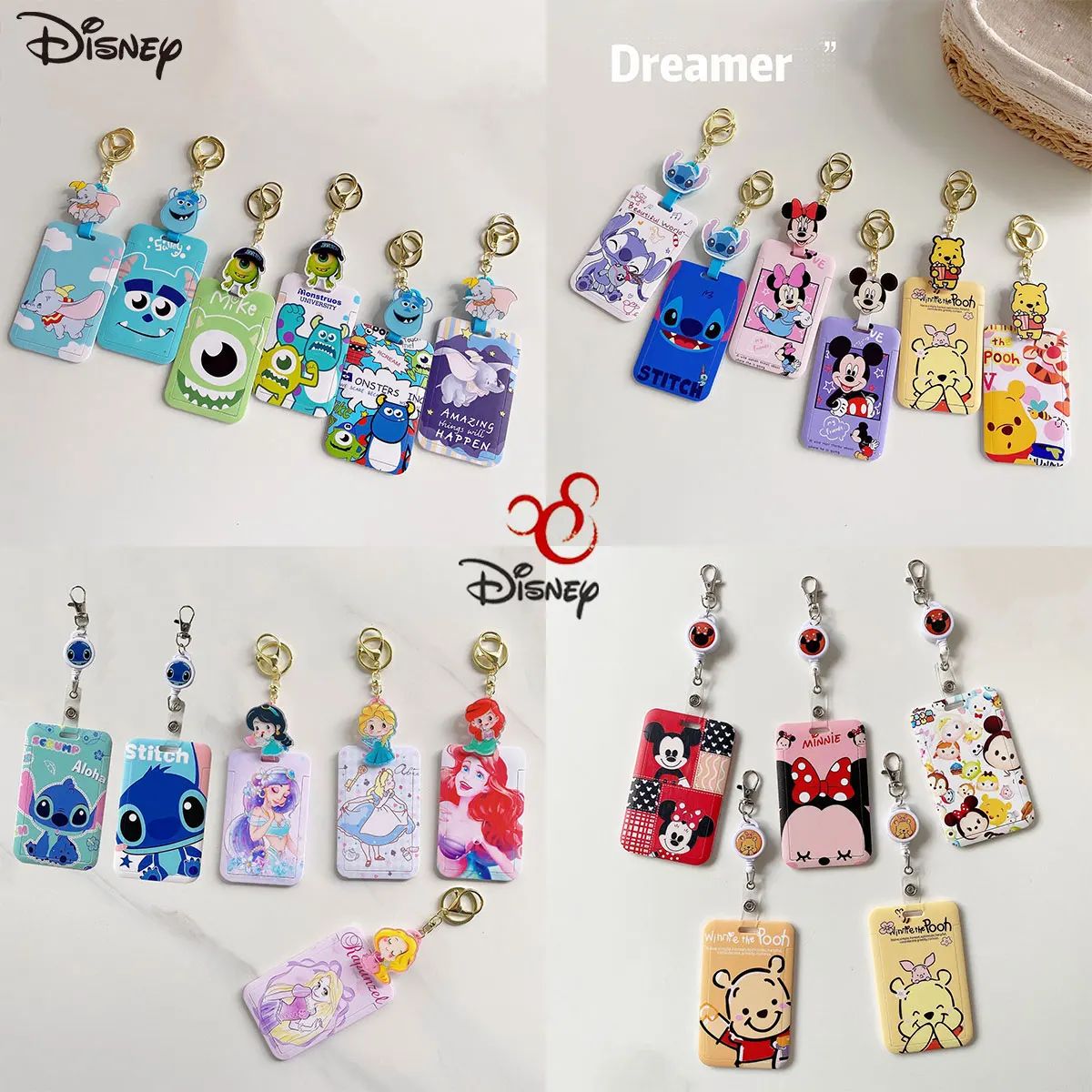 Выдвижной брелок для ключей из мультфильма Disney |