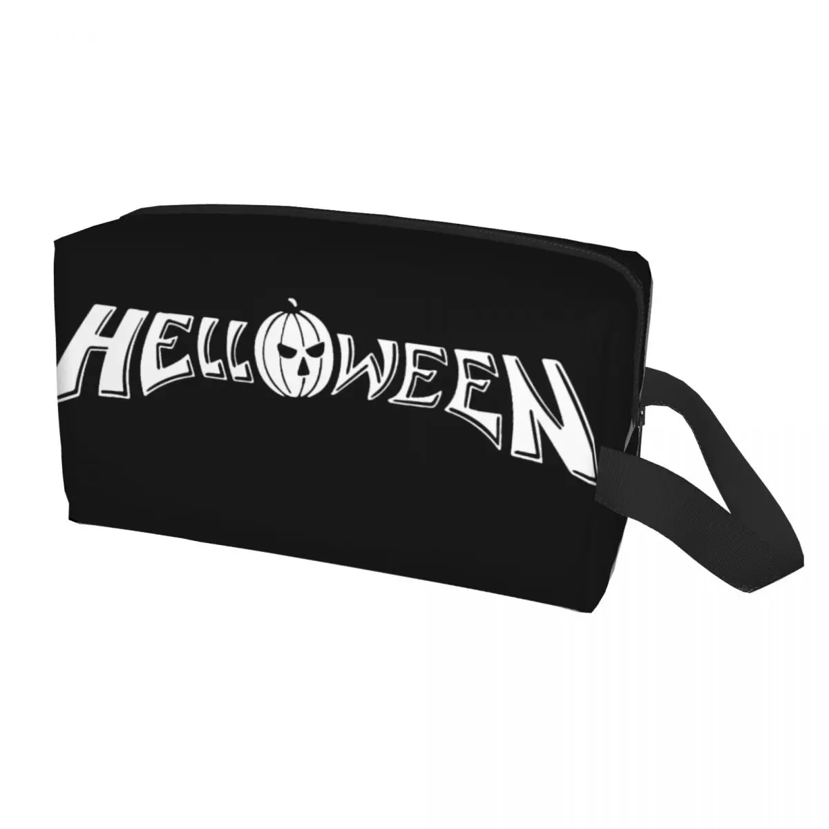 

Helloween Keeper Of The Seven Keys Part Toiletry Bag for Heavy Metal Rock Makeup Cosmetic Organizer Beauty Storage Dopp Kit Case
