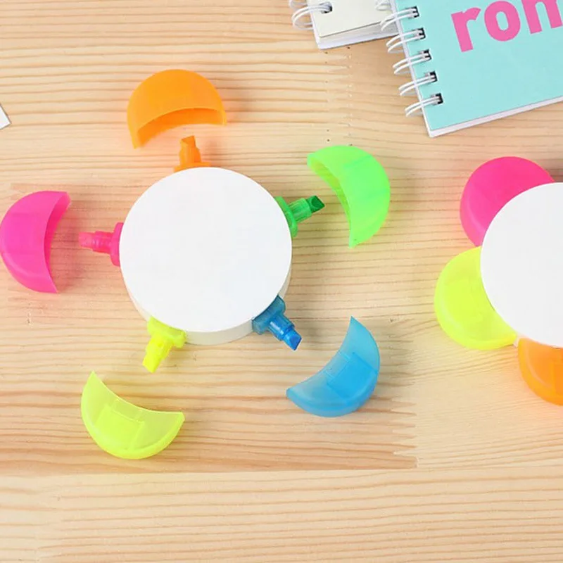 

Маркеры в форме цветов, 5 цветов, 10 шт.