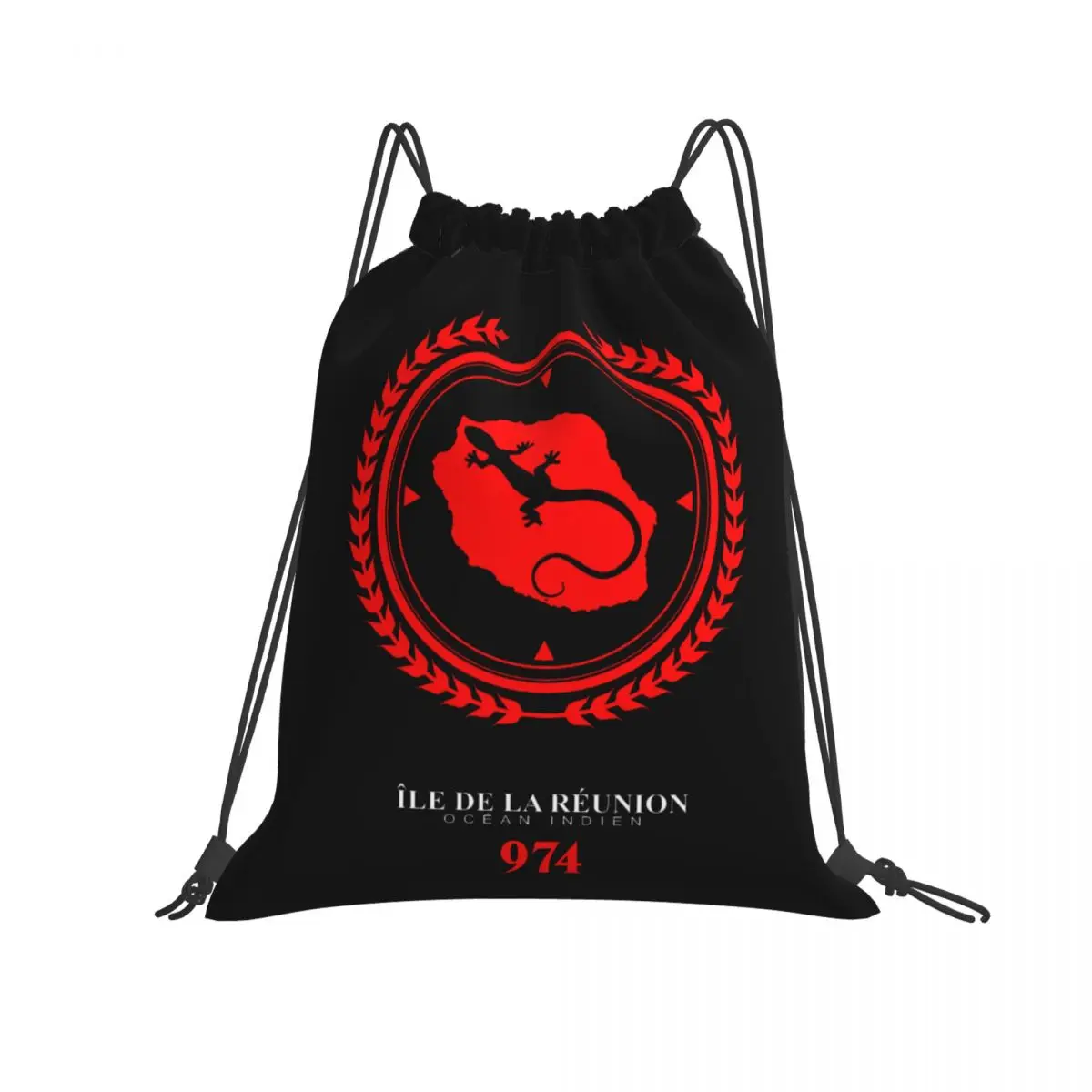 

Drawstring Bags Gym Bag Ile De La Reunion 974 R&Bby Classic Backpack R248 Drawstring Backpack Funny Novelty