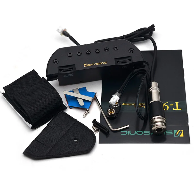 

Skysonic T-903 Active Acoustic Guitar Pickup Humbucker Sound-hole Pickup Magnetic + Mic Excellent Bass & Mid-range Response