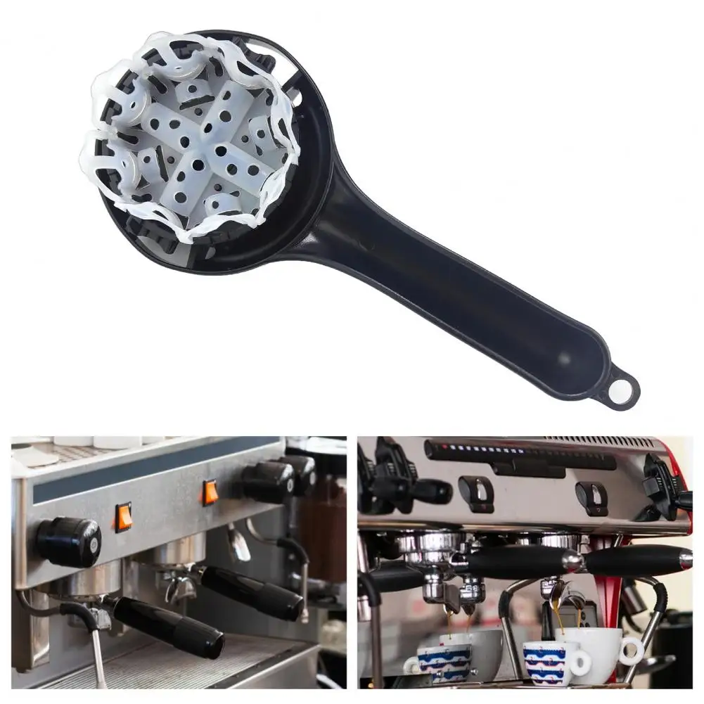 

Practical Food-grade Coffee Machine Brush Ergonomic Labor-saving Plastic Coffee Grinder Brush for Coffee Shop