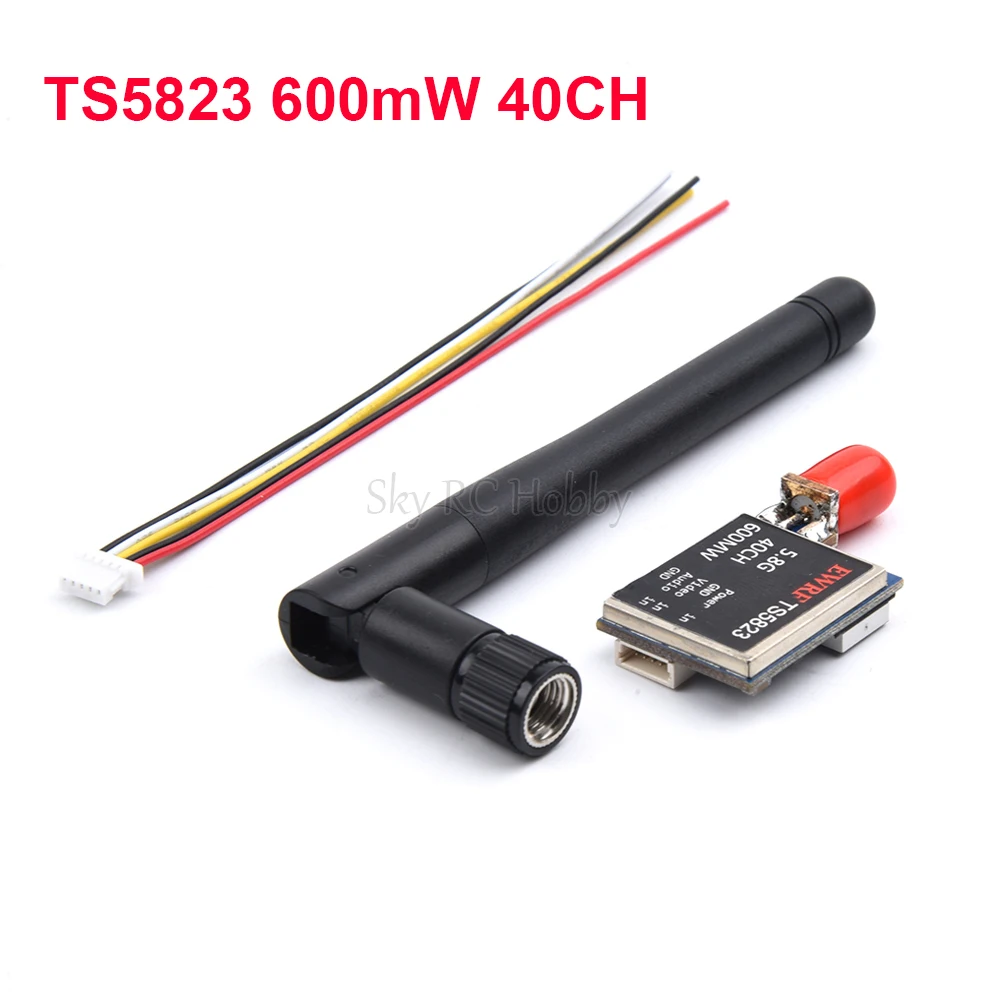 EWRF 40CH TS5823 600mW Видео беспроводной модуль передатчика 5,8 GHz VTX для RC FPV квадрокоптера дрона часть