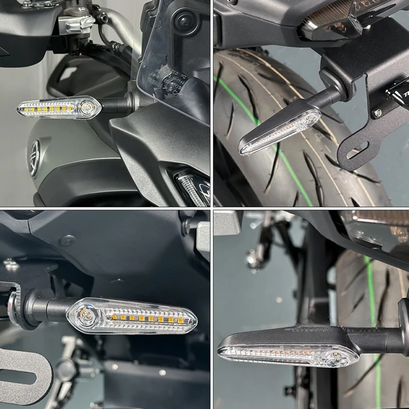 Светодиодные указатели поворота для Yamaha MT07, Tenere 700, XJ6, FZ6, MT09, Tracker 900, MT10, MT03, FZ25, индикаторные лампы (art.: 3920da0fed3be) - 3920da0fed3be