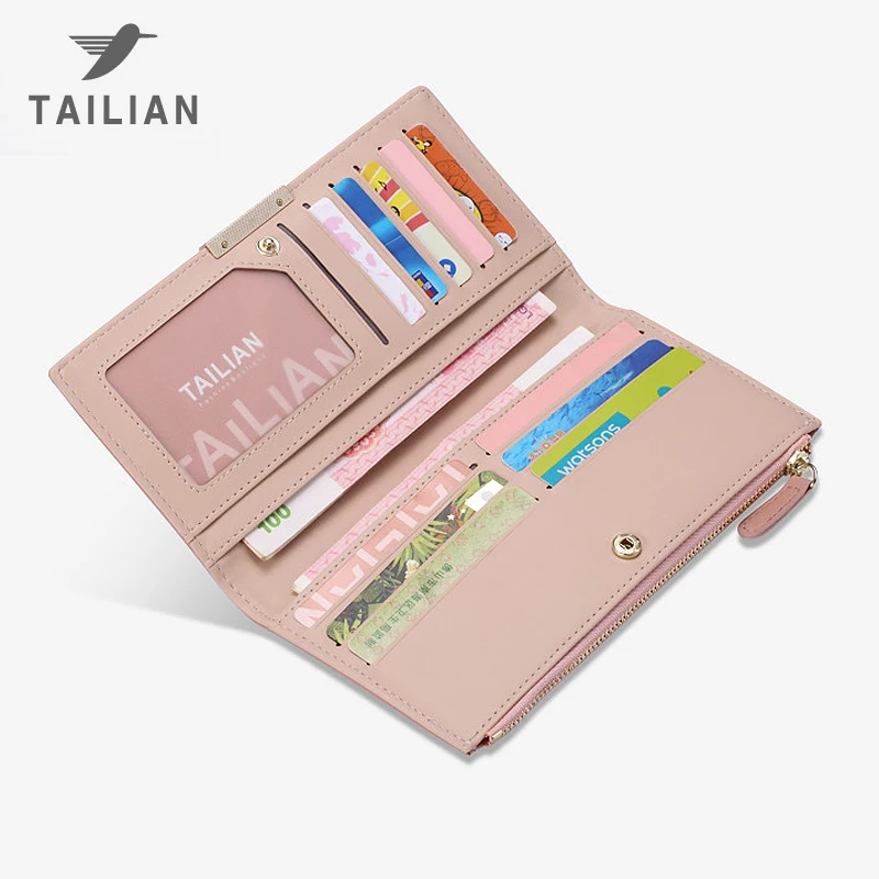 

Wallet Women's Long Coin Purse Multi Card Holder Zipper Bag Women's Money Clip Handbag