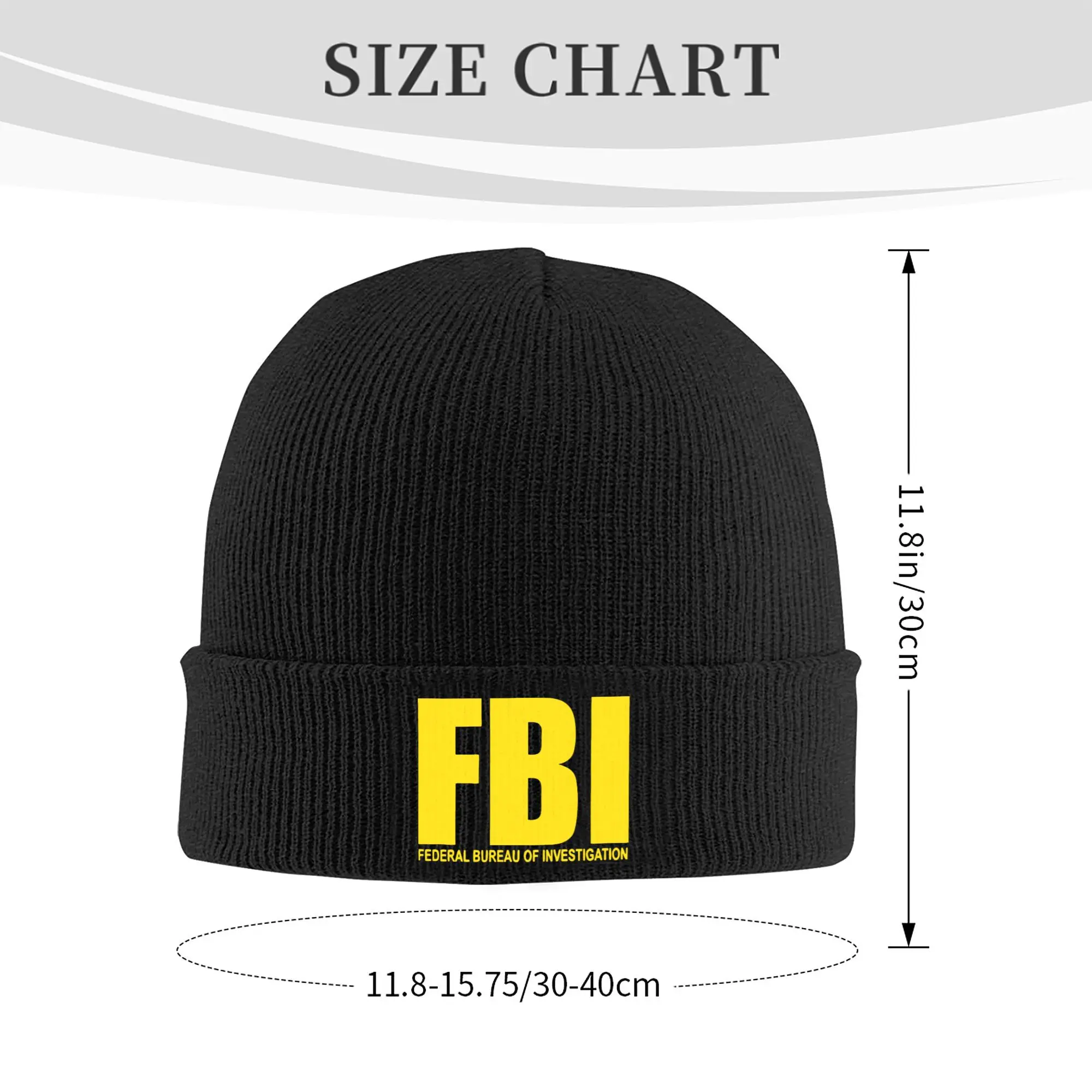 Фото Вязаная шапка с логотипом Swat F-FBI для женщин и мужчин, шапки, осенне-зимняя шапка в стиле хип-хоп, акриловая повседневная кепка в американском стиле №4
