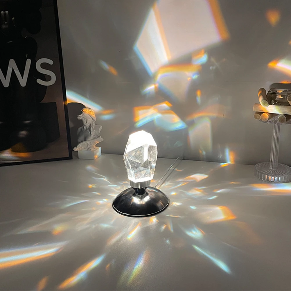 

Light and Shadow K9 Crystal Diamond Table Lamp Living Room Bedroom Bedside Home Decoration Lamp Luxury Atmosphere Night Lamp