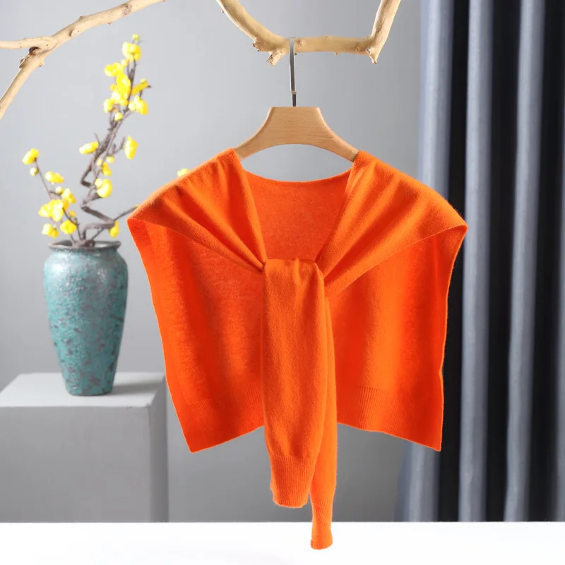 

Fashion Scarf Pashmina Cape Luxury Warm Solid Linen And Cotton Fashion Female Black