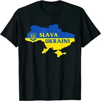 slava ukrainian glory to ukraine ukrainian flag t shirt summer casual short sleeve 100 cotton shirts men clothing