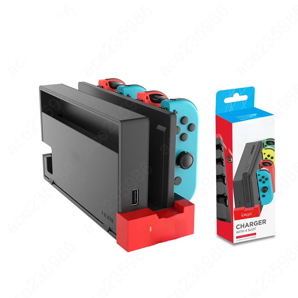 

PG-9186 Controller Charger Charging Dock Stand Station Holder for Nintendo Switch NS Joy-Con Game Console Gamepad Accessories