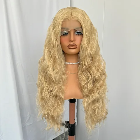 Lu's Wigs Термостойкий медно-красный синтетический кружевной парик 13x4