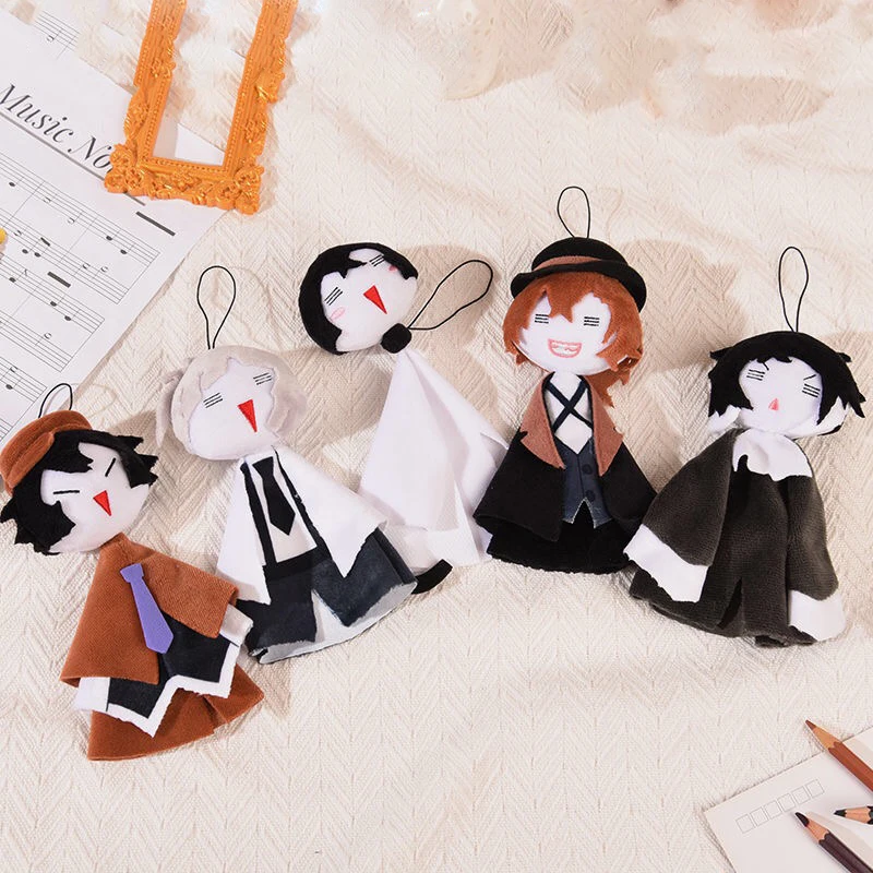 

Anime Bungo Stray Dogs Plush Dolls Cosplay Dazai Osamu Ryunosuke Akutagawa Nakahara Chuuya Nakajima Atsushi Kawaii Toys