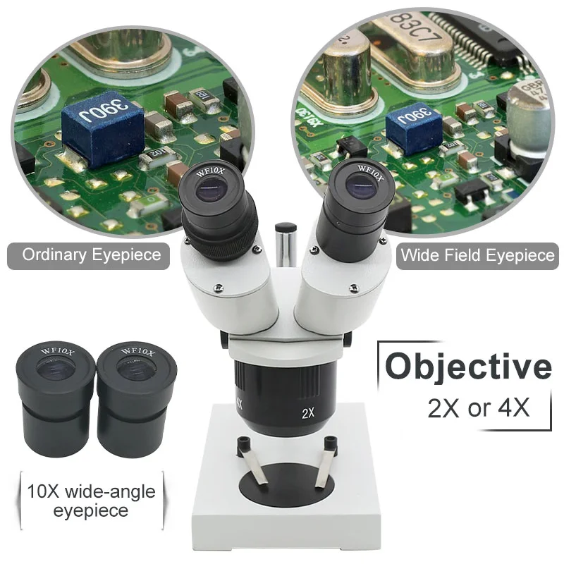 Промышленный бинокулярный стереомикроскоп 20x-40x инструмент для пайки печатных