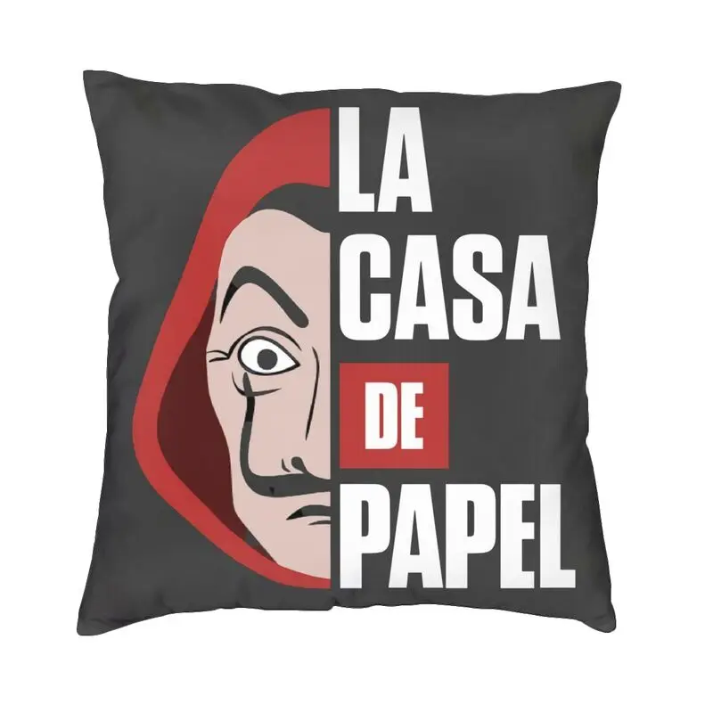 

Personalized Custom La Casa De Papel Cushion Cover 40x40 Home Decor Printing Money Heist Throw Pillow for Sofa Two Side
