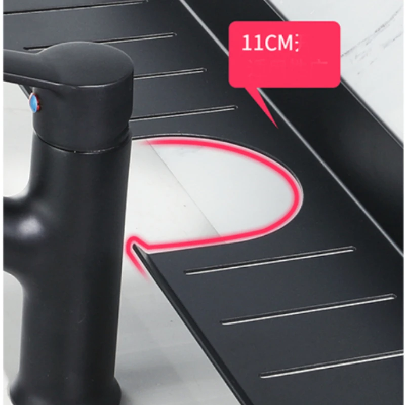 Полка для ванной комнаты стеллаж хранения раковины стильная подставка красивая