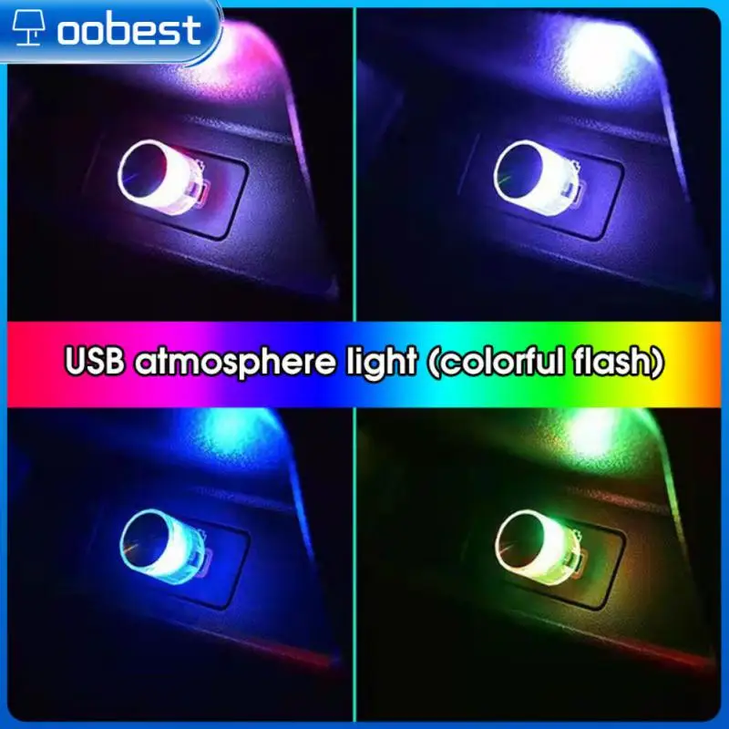 

Decorative Car Atmosphere Light Mini Usb Atmosphere Light Universal Led Decoration Car Interior Accessories Atmosphere Light