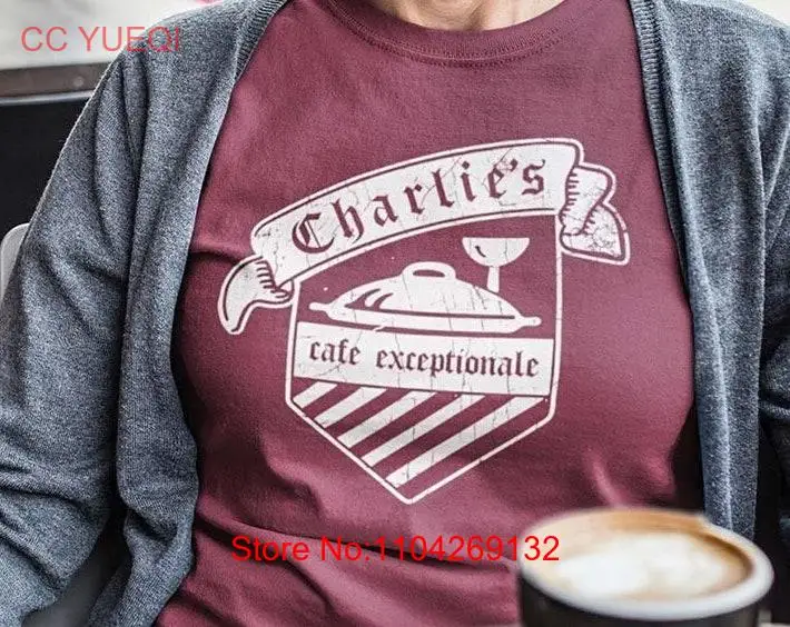 Футболка Charlie's Cafe Exceptionale Minneapolis в стиле ретро Bygone Брендовые футболки с длинными