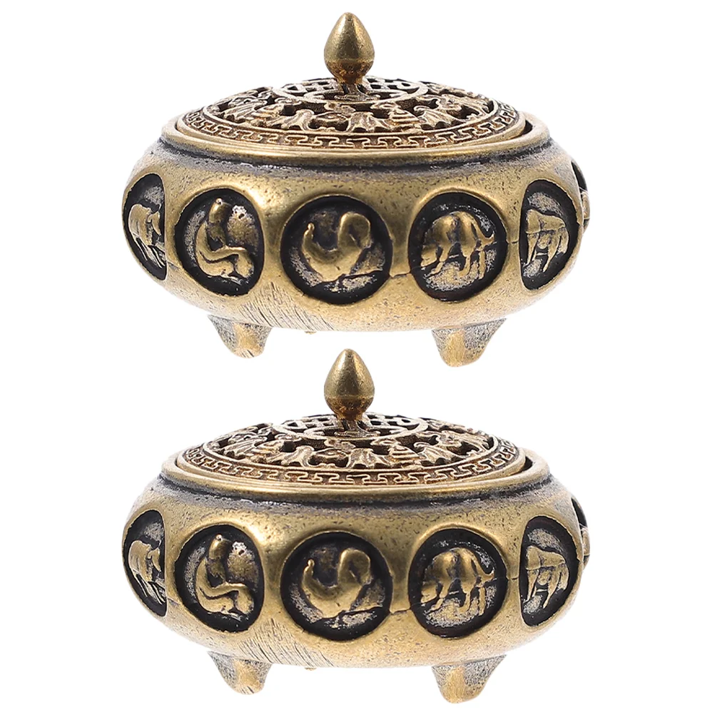 

Aromatherapy Stove Decoration Dragon Burner Metal Censer Home Ornament Desktop Household