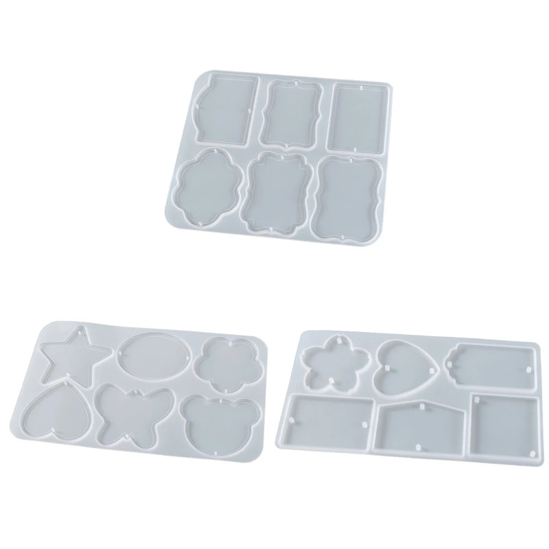 

Silicone Resin Molds for Jewelry Keychain, Epoxy Resin Casting Keychain Molds