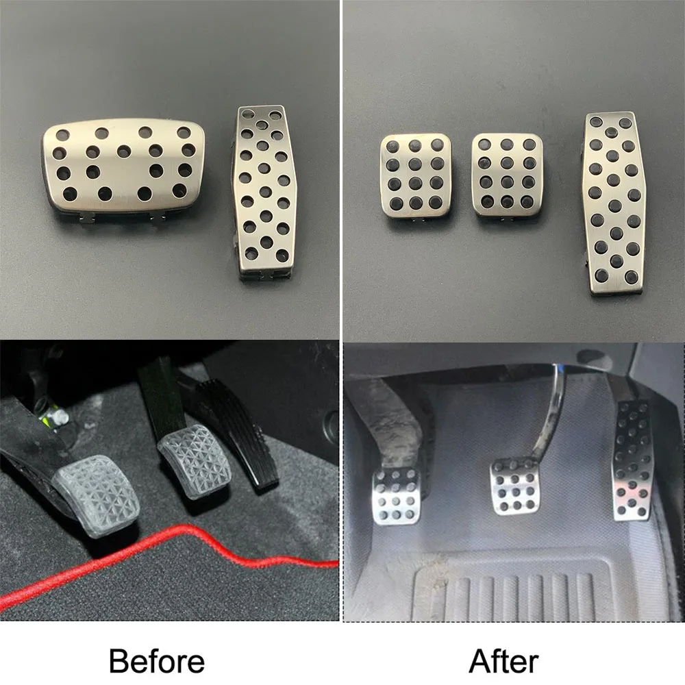 

Suitable For Chevrolet Aveo Sonic Car Styling Accessories Stainless Steel Accelerator Gas Brake Pedal Cover Pad Plate